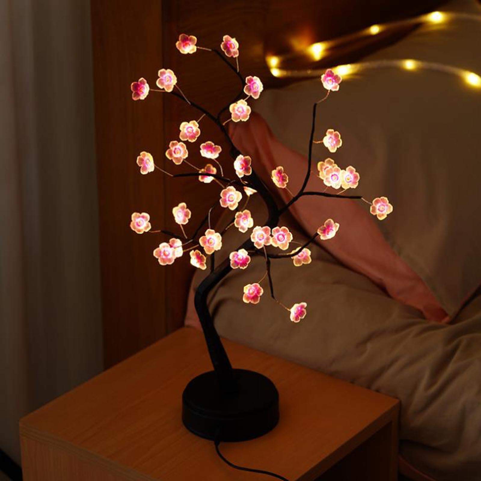 Lxcom LED Cherry Blossom Bonsai Tree - 18
