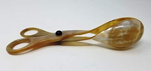 Handcrafted Natural Horn Salad Servers - Ergonomic Scissors-Shaped Buffet Tongs for Party Catering, Cake, Bread & Kitchen Serving | Durable & Stylish for Weddings, BBQs & Dinner Parties