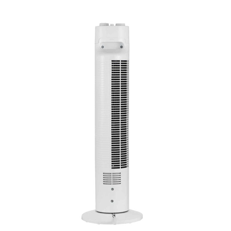Cornell CTFS50WH 30-Inch Tower Fan with Handle - Quiet Oscillating Cooling Fan for Home, Office & Bedroom