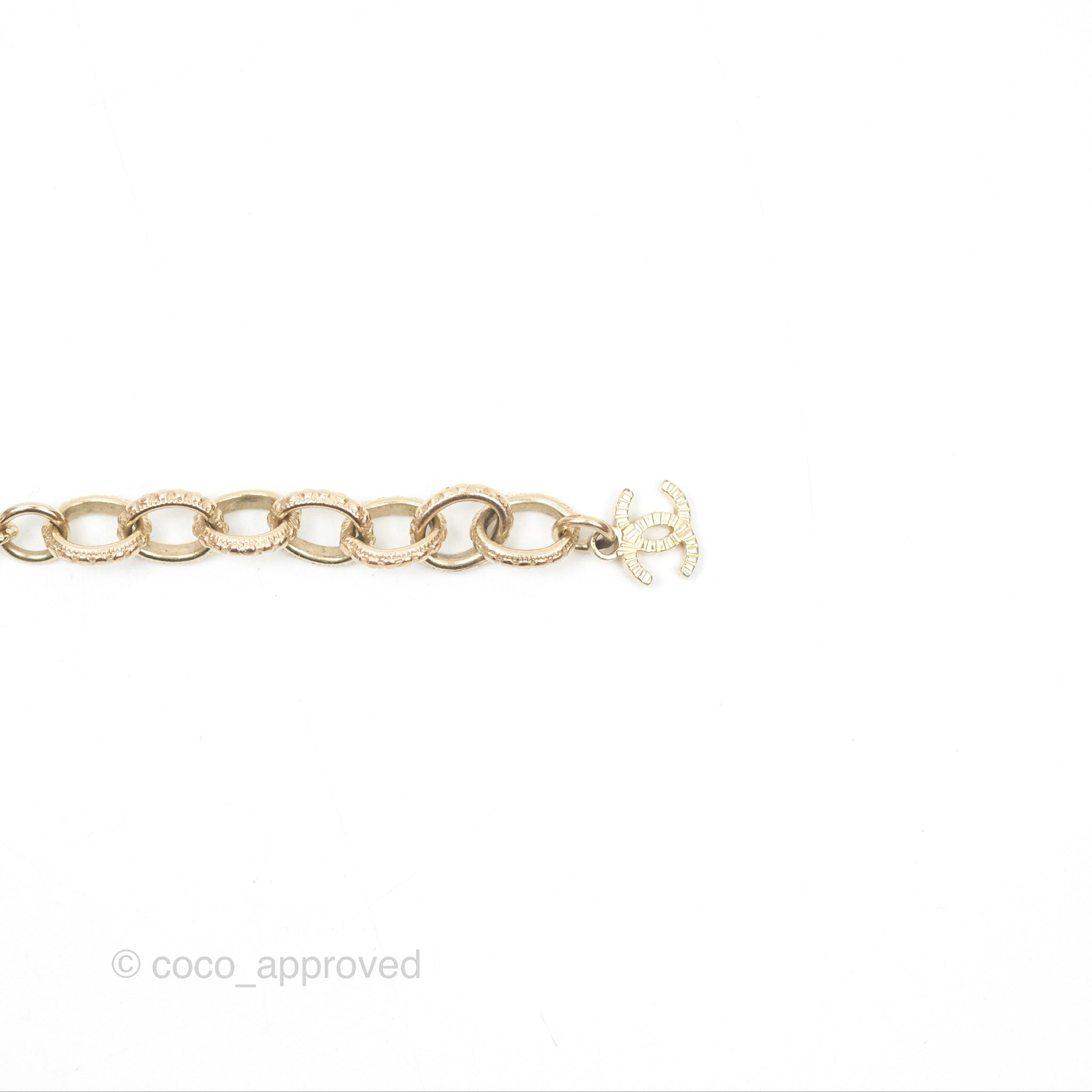 Chanel CC Pearl Star Black Pendant Bracelet in Gold Tone - Elegant 20S Fashion Jewelry for Women, Perfect for Parties, Weddings & Special Occasions