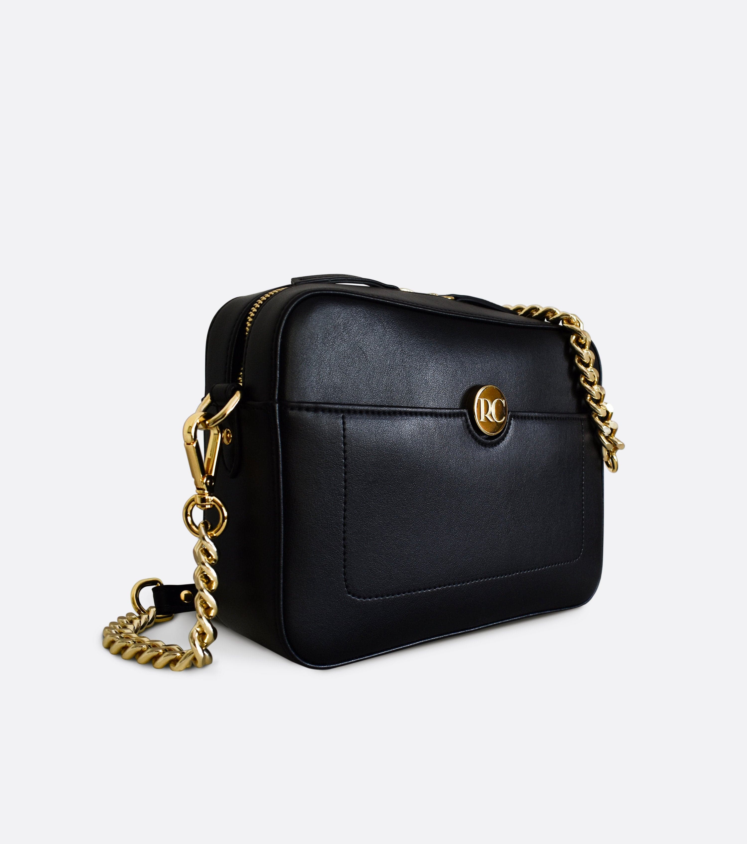 Nomad Vegan Leather Crossbody Bag for Apple Devices | Black | Stylish & Durable Everyday Carry for Work & Travel