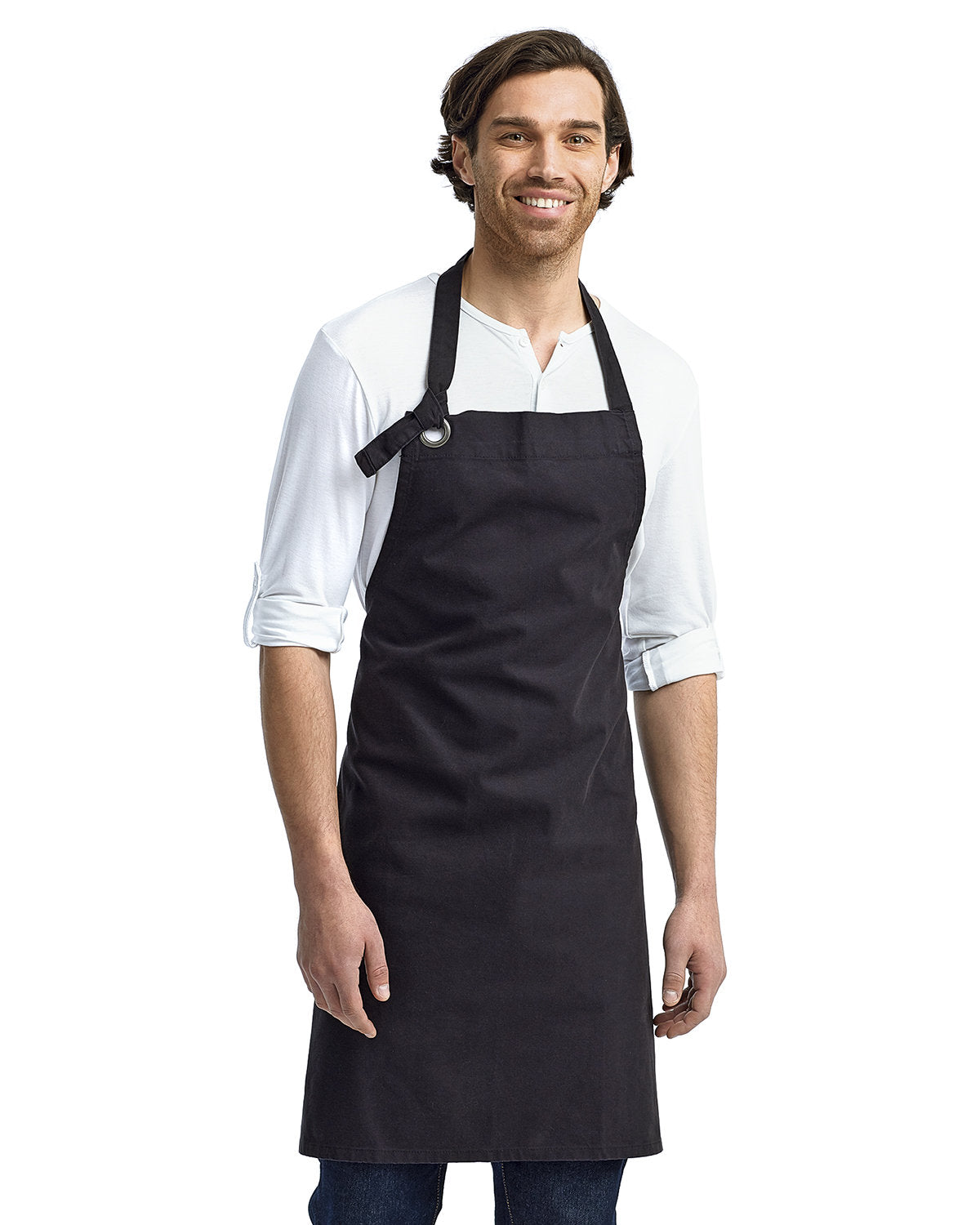 Reprime RP130 Heavy Duty Unisex Canvas Bib Apron - Artisan Collection for Cooking, Grilling & DIY Projects | Durable Cotton Workwear for Chefs, Artists & Crafters