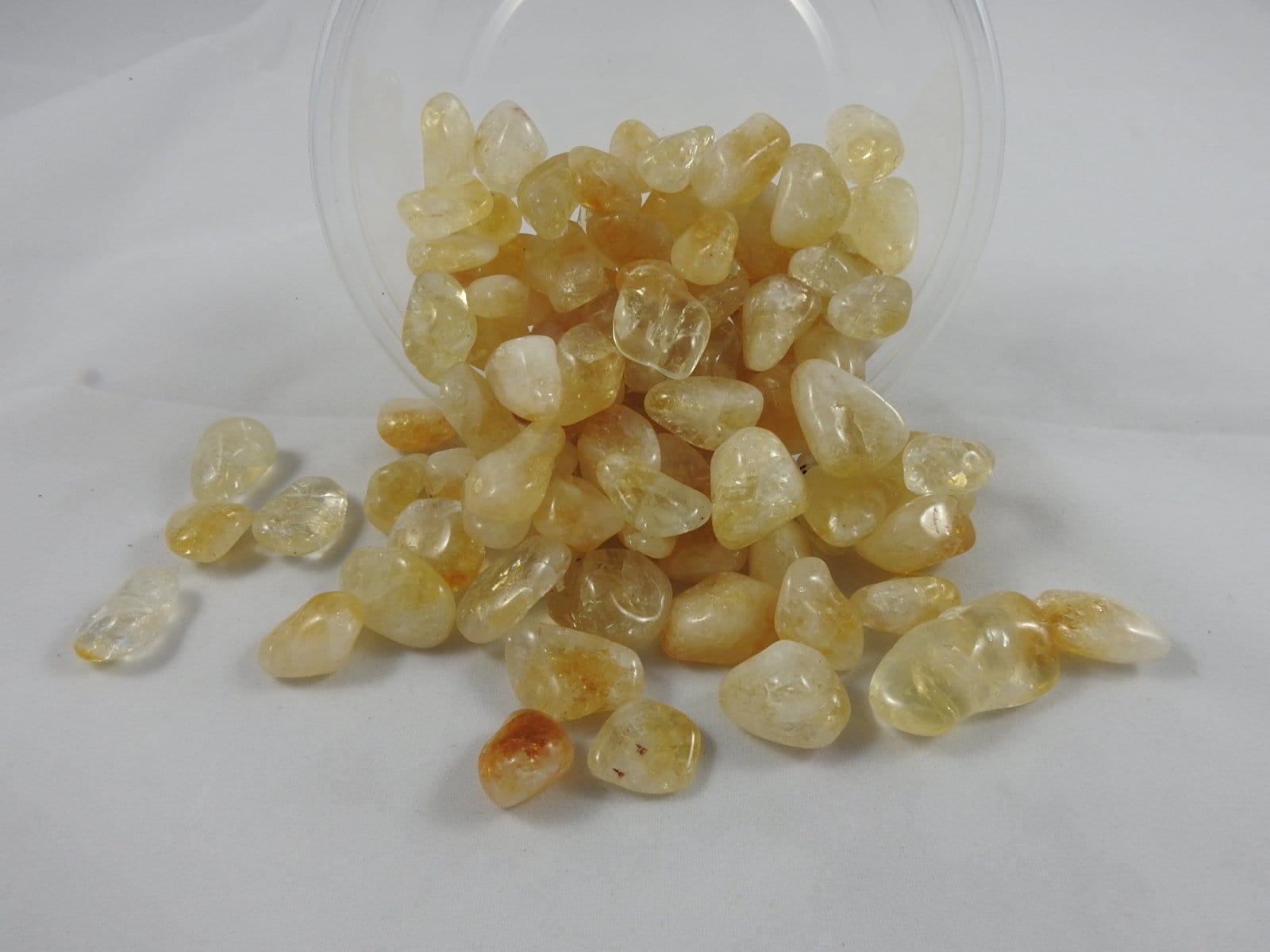 Natural Citrine Tumbled Stones (3-Piece Set) - Healing Crystals for Meditation, Chakra Balancing & Home Decor