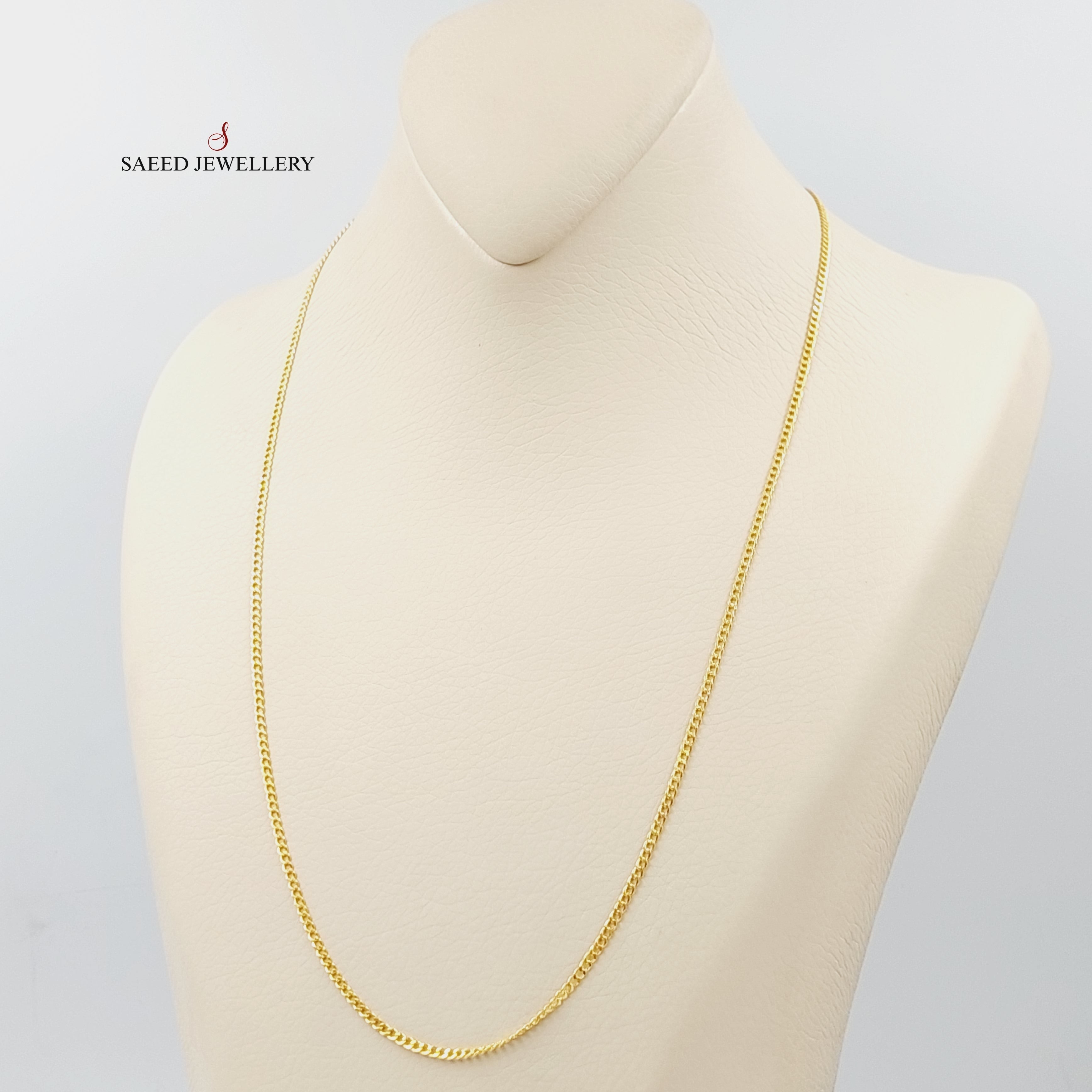 2mm Figaro Chain 55cm - Stainless Steel Italian Link Necklace for Men & Women | Perfect for Layering, Gifts, and Everyday Wear