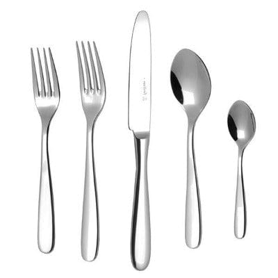 Fortessa Grand City 20-Piece Stainless Steel Flatware Set - Elegant Cutlery for Dinnerware, Silverware for Formal Dining & Everyday Use - Perfect for Restaurants, Weddings, and Home Entertaining