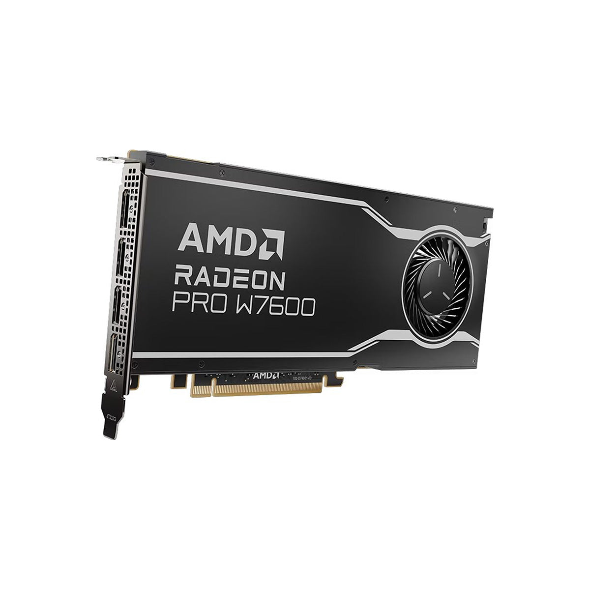 AMD Radeon PRO W7600 8GB GDDR6 Workstation GPU - Professional Graphics Card for 3D Rendering, CAD Design & Video Editing - Perfect for Architects, Engineers & Content Creators