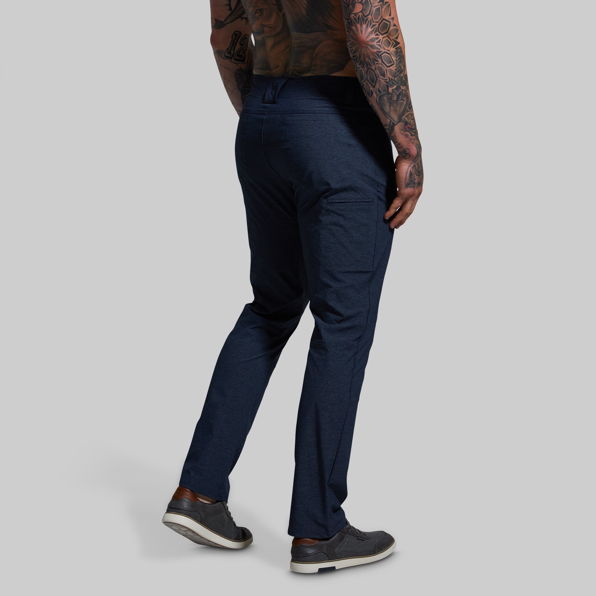 **Men's Traverse Pants - Navy Blue Outdoor Hiking & Travel Adventure Pants for Comfort & Durability**