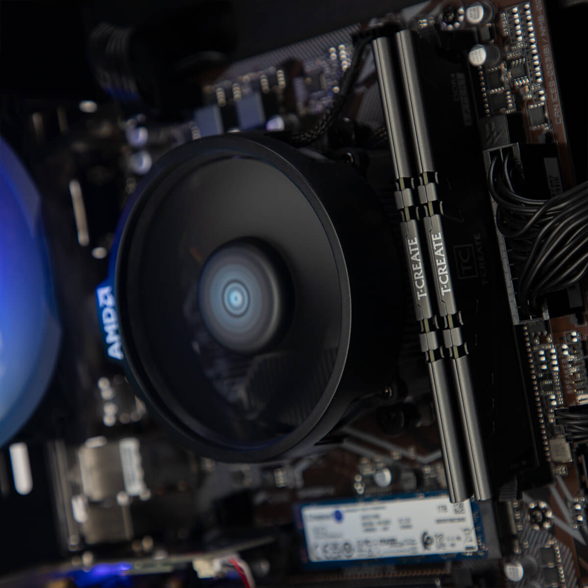 Blade RTX 3050 Ryzen 5 5500 Gaming Desktop Computer - High Performance PC for 1080p Gaming, Streaming & Content Creation
