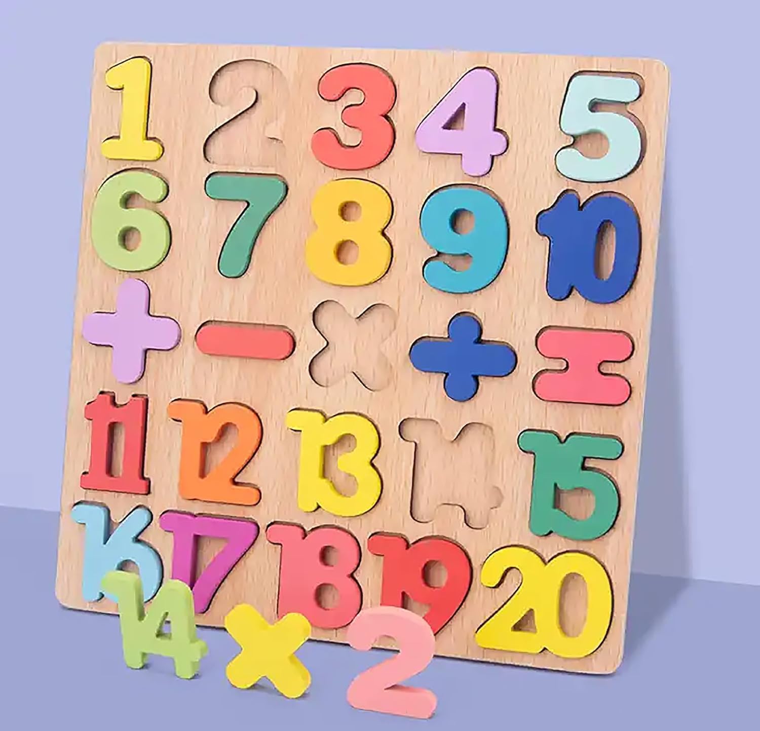 MATSON 3D Wooden Puzzles for Kids - Alphabet & Numbers Learning Toys, Preschool Educational Games for Toddlers Ages 3-5 - Perfect for Homeschooling, Classroom Activities & Early Childhood Development