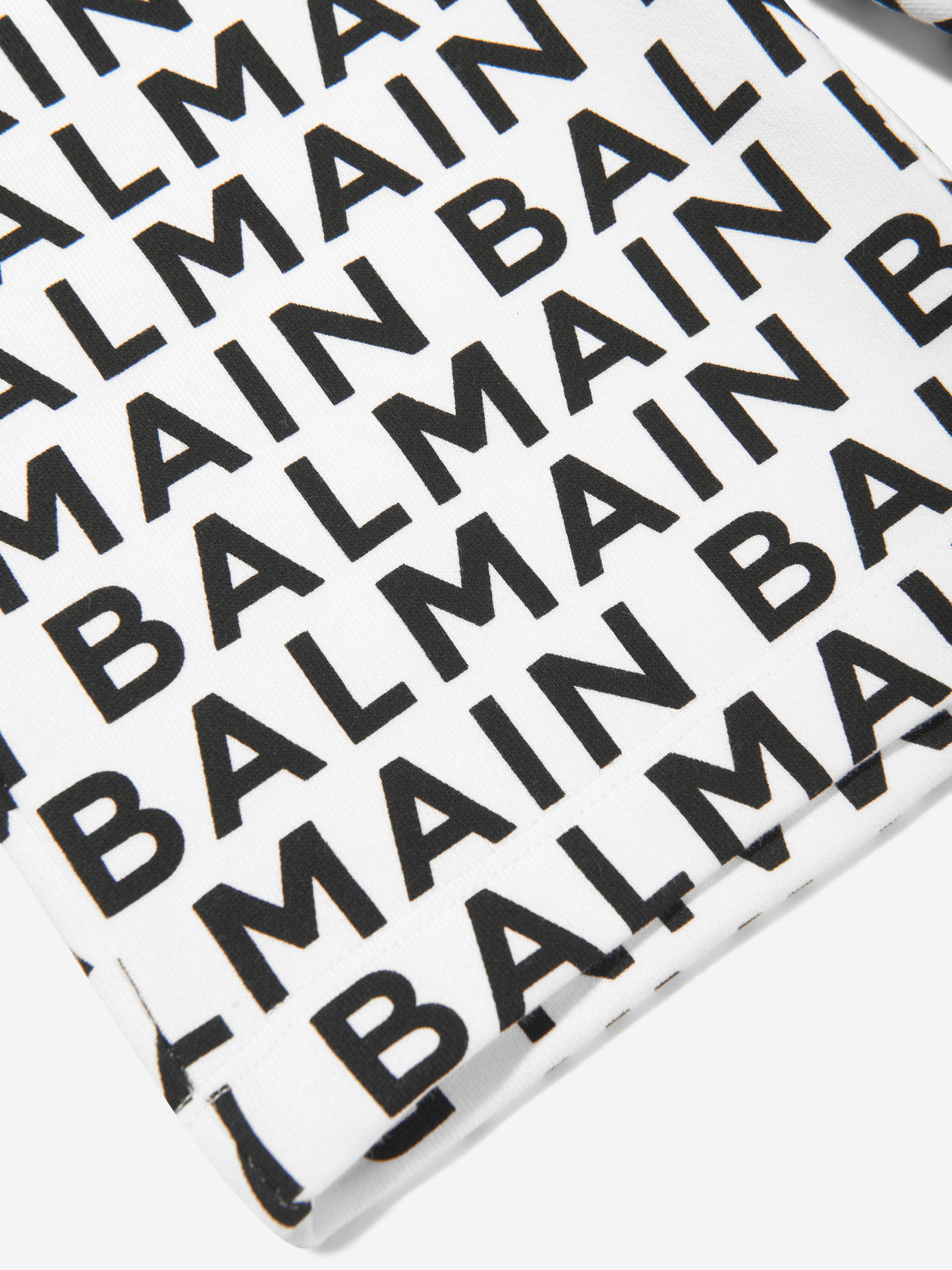 Balmain Boys Logo Jersey Shorts - Black Cotton Athletic Shorts for Casual Wear, Sports & Summer Outfits