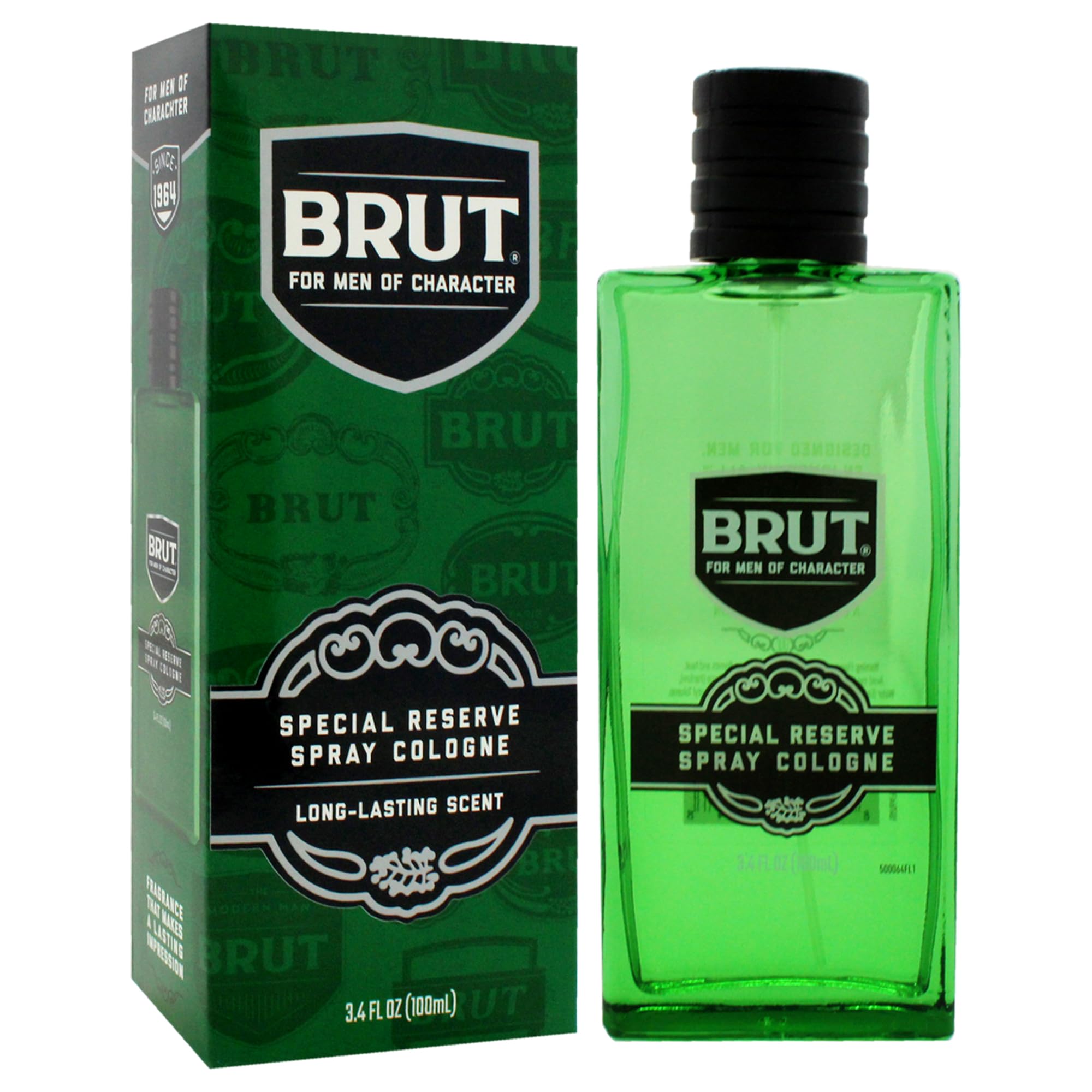 Brut Special Reserve Cologne for Men - 3.4 oz Eau de Toilette Spray | Long-Lasting Fragrance for Day & Night Wear, Work & Special Occasions