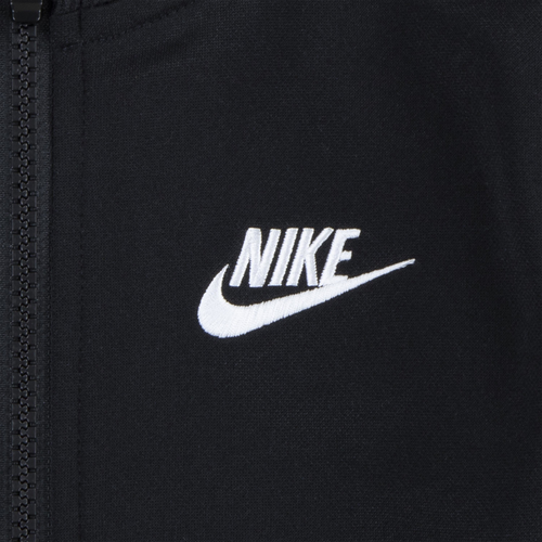 Nike Kids' Logo Taping Black Full Zip Tracksuit Set - Boys & Girls Sportswear for Running, School & Casual Wear