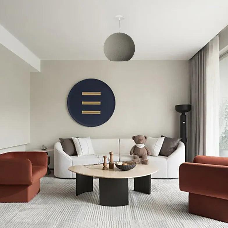 Modern Spherical Minimalist Pendant Light for Bedroom - Stylish Ceiling Lighting Fixture for Bedroom, Living Room & Dining Room Decor