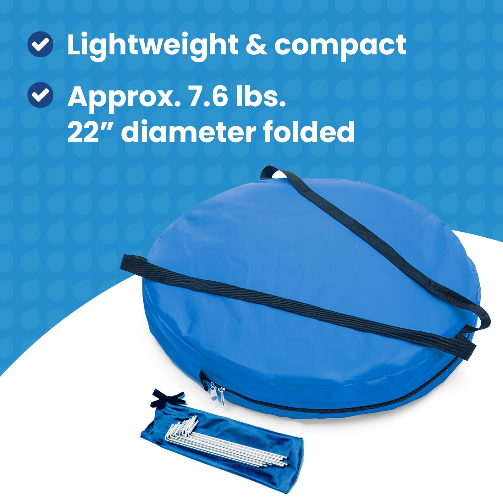 WeatherPod® The Original Shark Tank MyPod™ 1-2 Person Pop-Up Pod - Portable Outdoor Shelter for Camping, Beach, Sports Events - Stay Warm, Dry & Protected from Sun, Rain & Wind