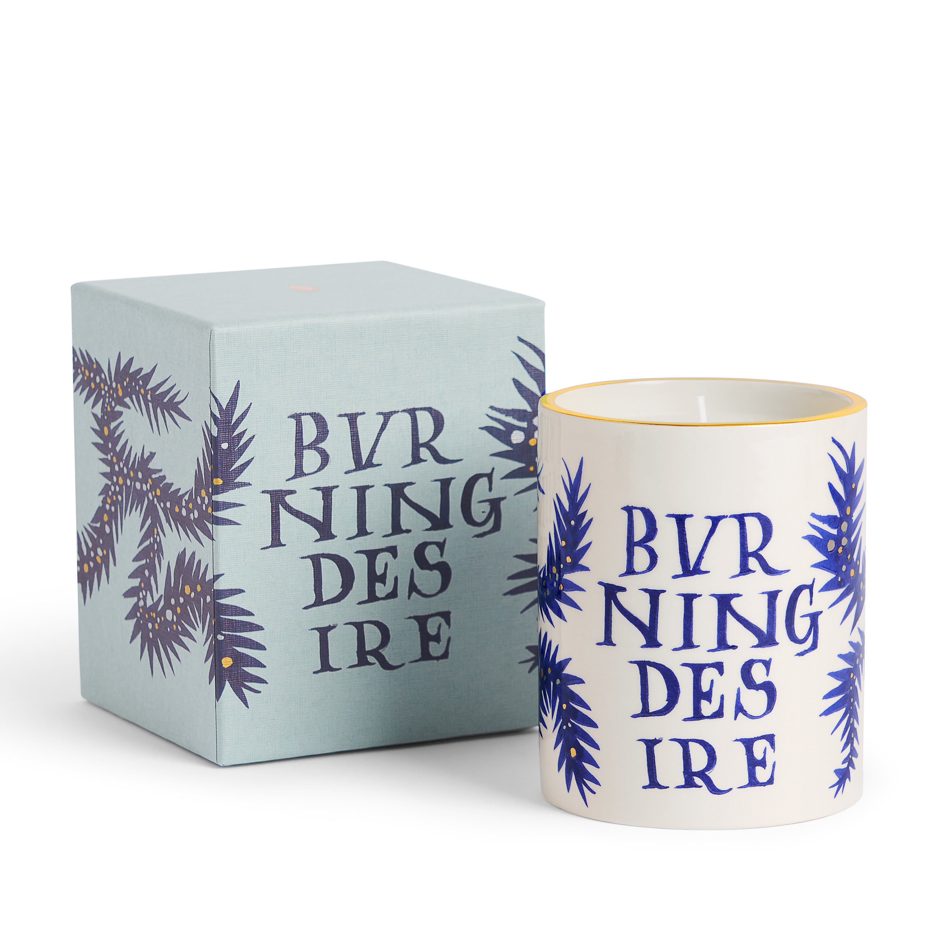 Ruan Hoffmann Burning Desire Veti Vert Scented Candle - Premium Handmade Soy Wax Candle for Home, Spa & Romantic Ambiance