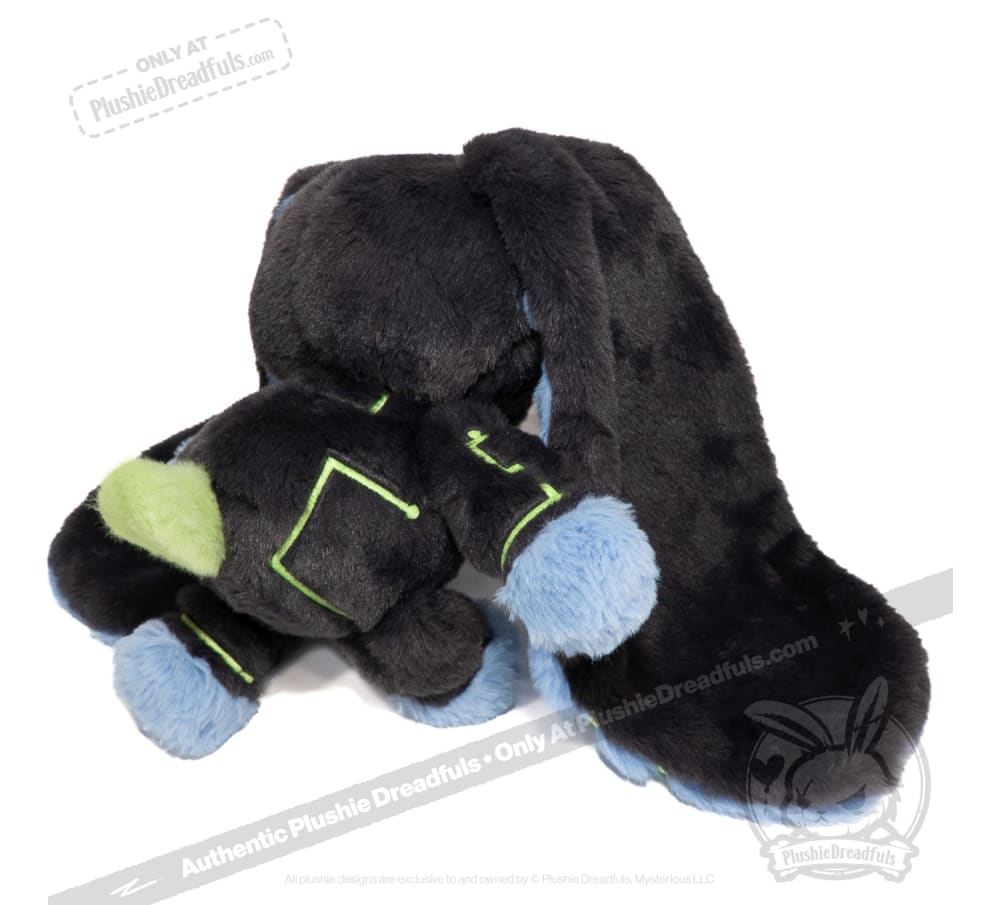 Plushie Dreadfuls Nyctophobia Rabbit - Soft Stuffed Animal Toy for Anxiety Relief & Comfort | Perfect for Nighttime Fears, Therapy, and Cuddling