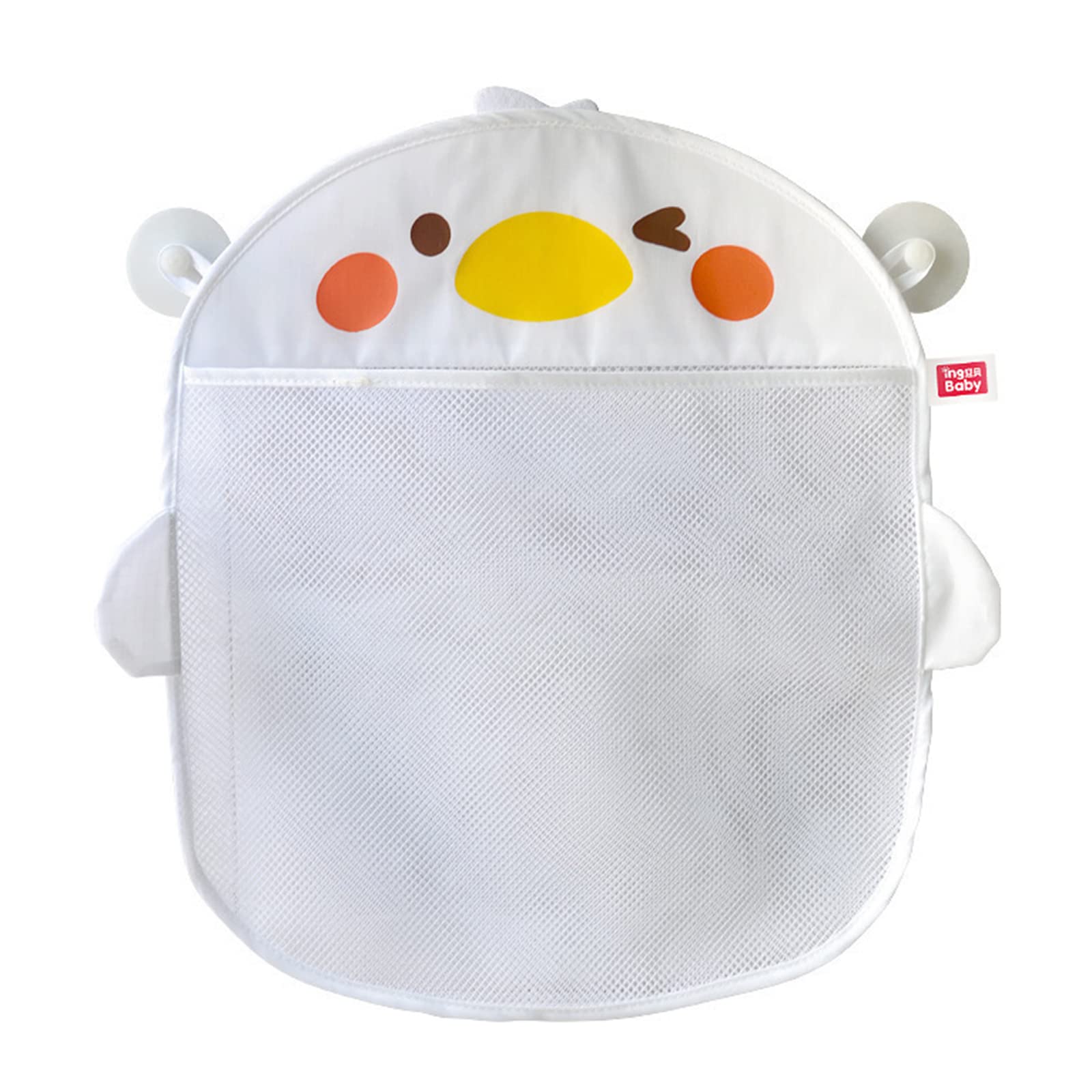 **Bathtub Toy Organizer with 2 Strong Suction Cups - Hanging Mesh Basket for Kids & Toddlers - Baby Bath Toy Storage for Shower & Tub - Perfect for Bath Time Fun & Easy Cleanup**