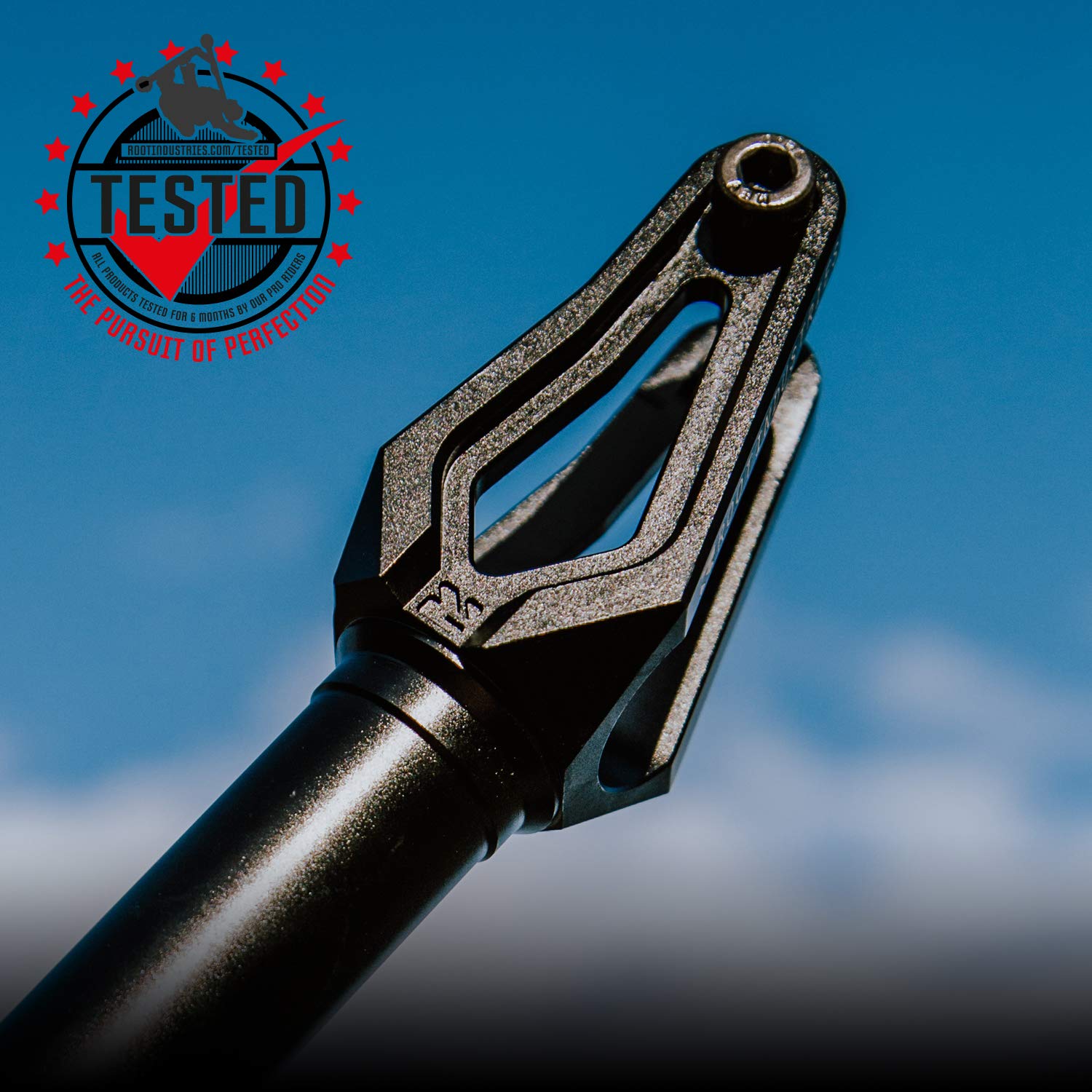 ROOT INDUSTRIES AIR Fork HIC/SCS IHC - Professional Scooter Fork for 100-120mm Wheels - Durable Lightweight Aluminum Fork for Pro/Adult/Kids Scooters - Perfect for Street Stunts, Park Riding & Commuting