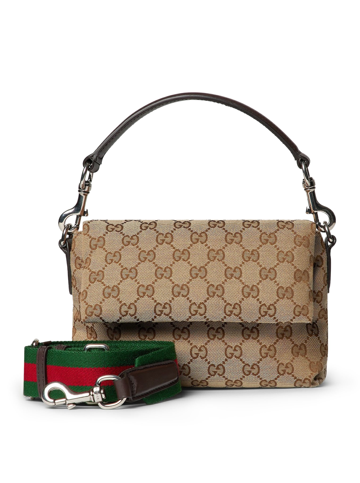 GG Small Shoulder Bag with Web Detail - Stylish Crossbody Purse for Women, Perfect for Everyday Use, Travel & Shopping