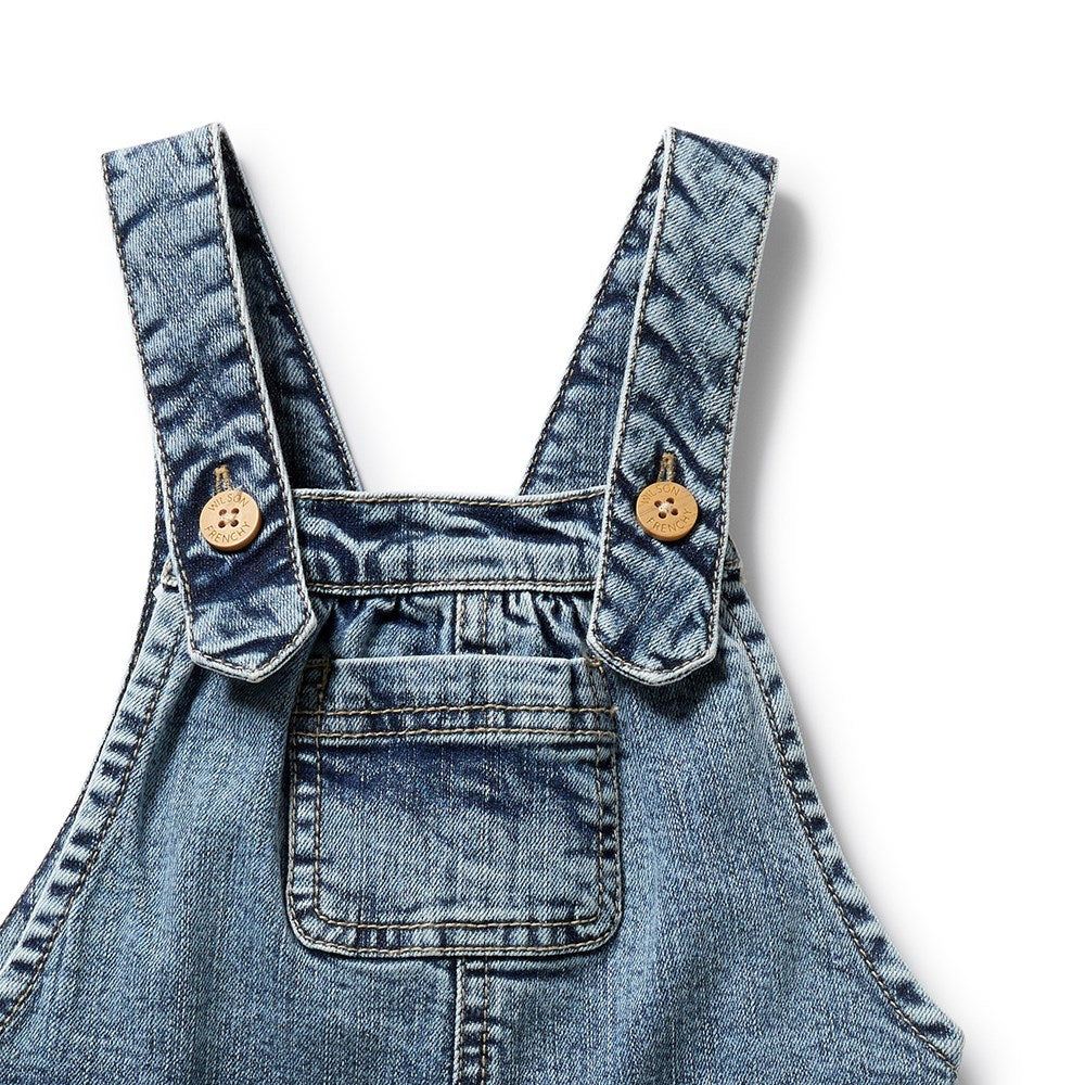 Organic Denim Overalls for Women & Men - Eco-Friendly Cotton Jumpsuit with Adjustable Straps - Perfect for Casual Wear, Gardening & Outdoor Activities