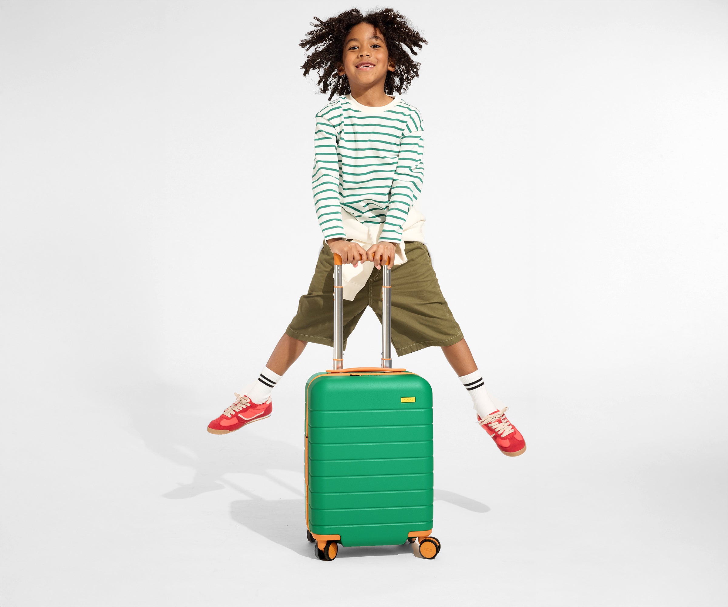Froggy Green Kids Carry On Luggage - Lightweight & Durable Travel Backpack for Children - Perfect for Airplane Trips, School, and Weekend Getaways
