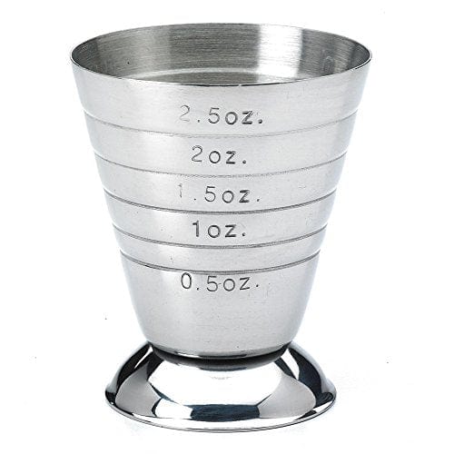 Barfly 2.5 oz Stainless Steel Measuring Cup - Perfect for Cocktail Mixing, Baking & Kitchen Measuring | Durable & Accurate Liquid Measurement Tool