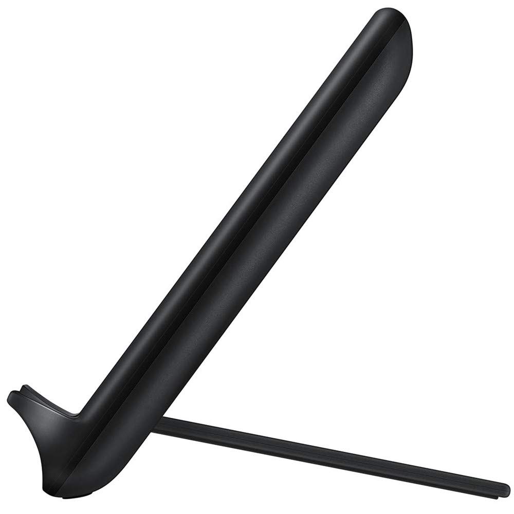Samsung Official 2020 9W Fast Wireless Charger Stand - Convertible Charging Pad & Stand for iPhone, Galaxy, AirPods (Black) | Perfect for Home, Office & Nightstand Charging