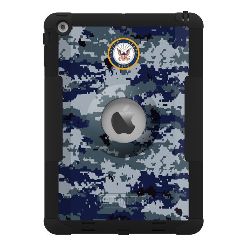 Military Edition - Kraken A.M.S. Rugged Case for Apple iPad Air (5th/4th Gen) - US Navy Camo - Shockproof & Waterproof Protection for Outdoor, Travel & Work