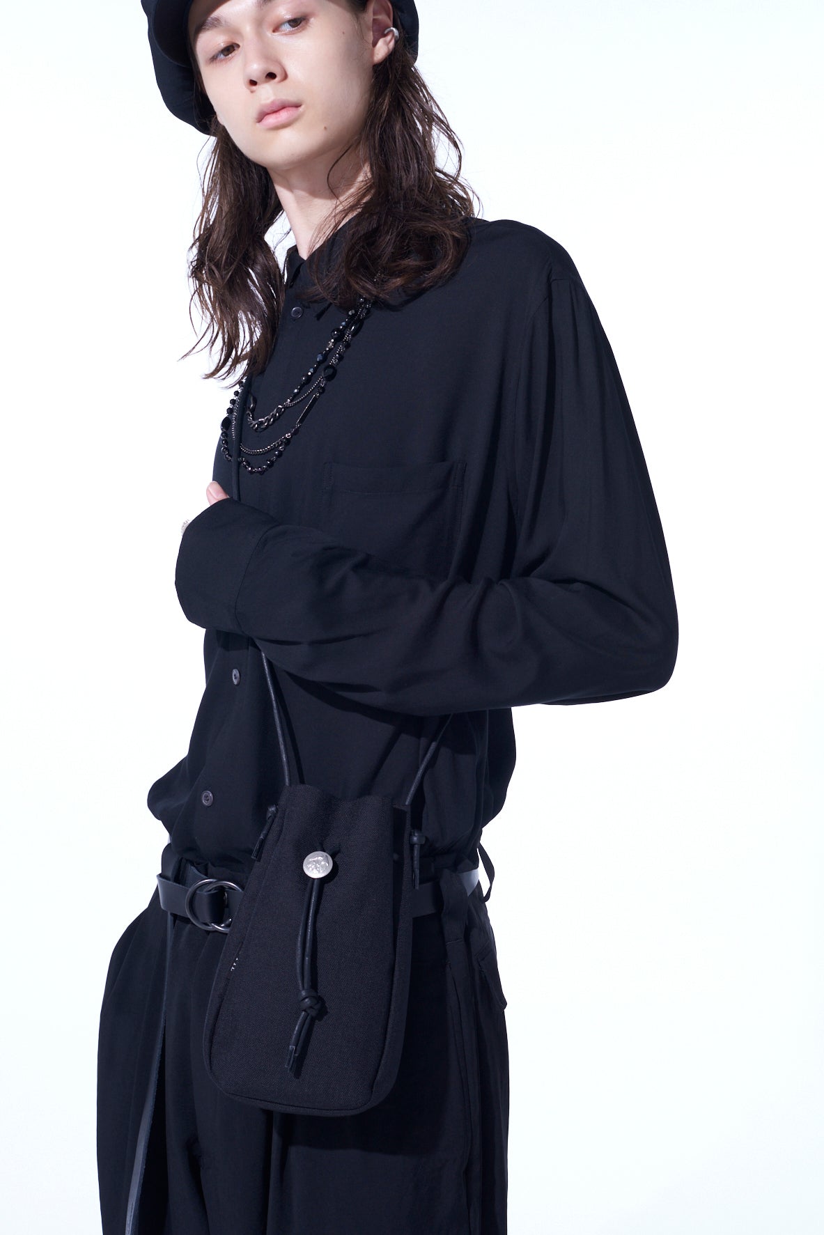 CONCHO DRAWSTRING SHOULDER BAG - Stylish Leather Crossbody Purse for Women | Boho Chic Handbag for Everyday Use, Travel & Festival Accessories