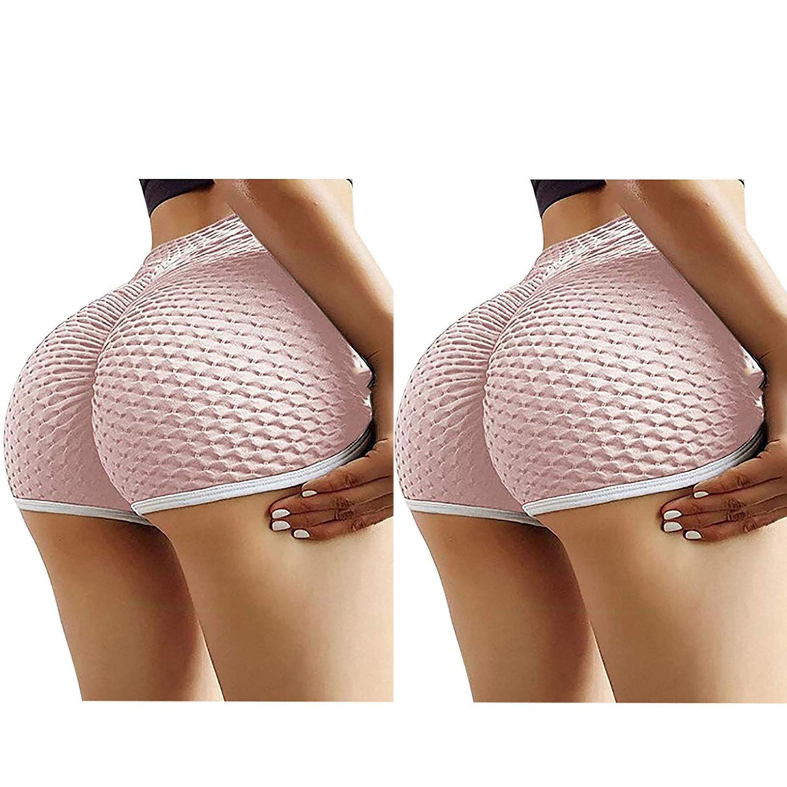 Women's Denim Shorts & 2-Piece Basic Bike Shorts Set - High Waisted Compression Workout Leggings, Yoga Shorts & Athletic Pants for Running, Gym & Casual Wear