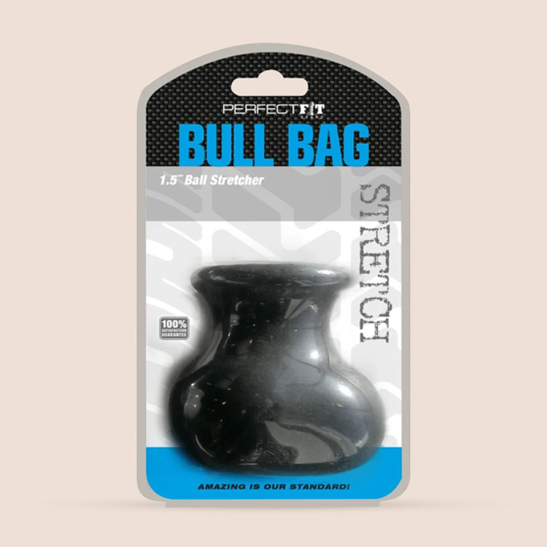 Perfect Fit Bull Bag® Ball Stretcher - Soft Stretchy Silicone/TPR Blend for Comfort & Support - Ideal for Strength Training, BDSM, and Sensual Play