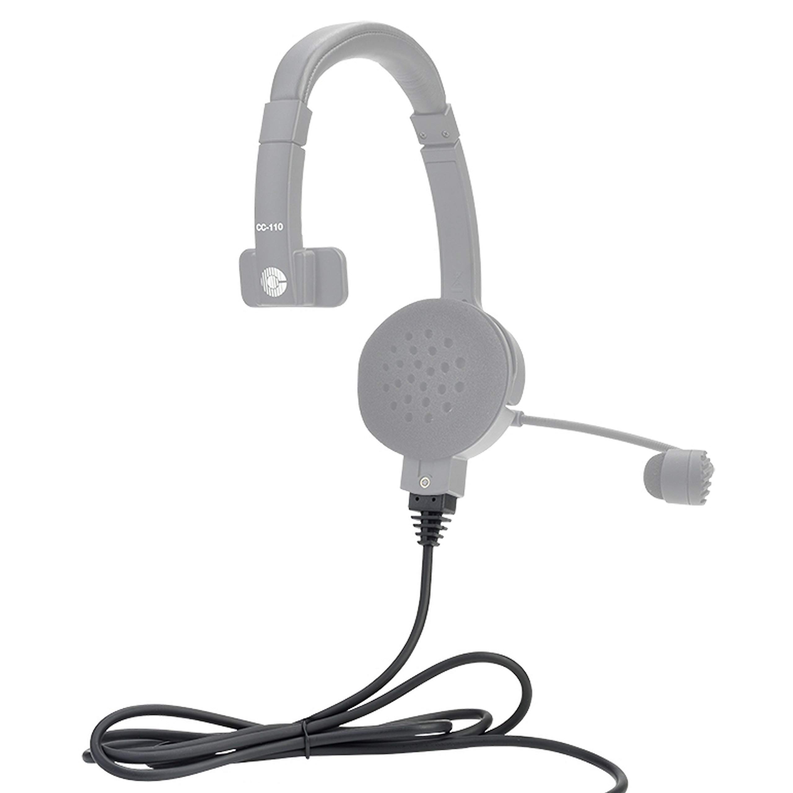 Clear-Com HLCN-X4 4-Pin XLR Male-to-Female Headset Cable - Professional Audio Headphone Connector for Studio, Live Performance & Broadcast Use