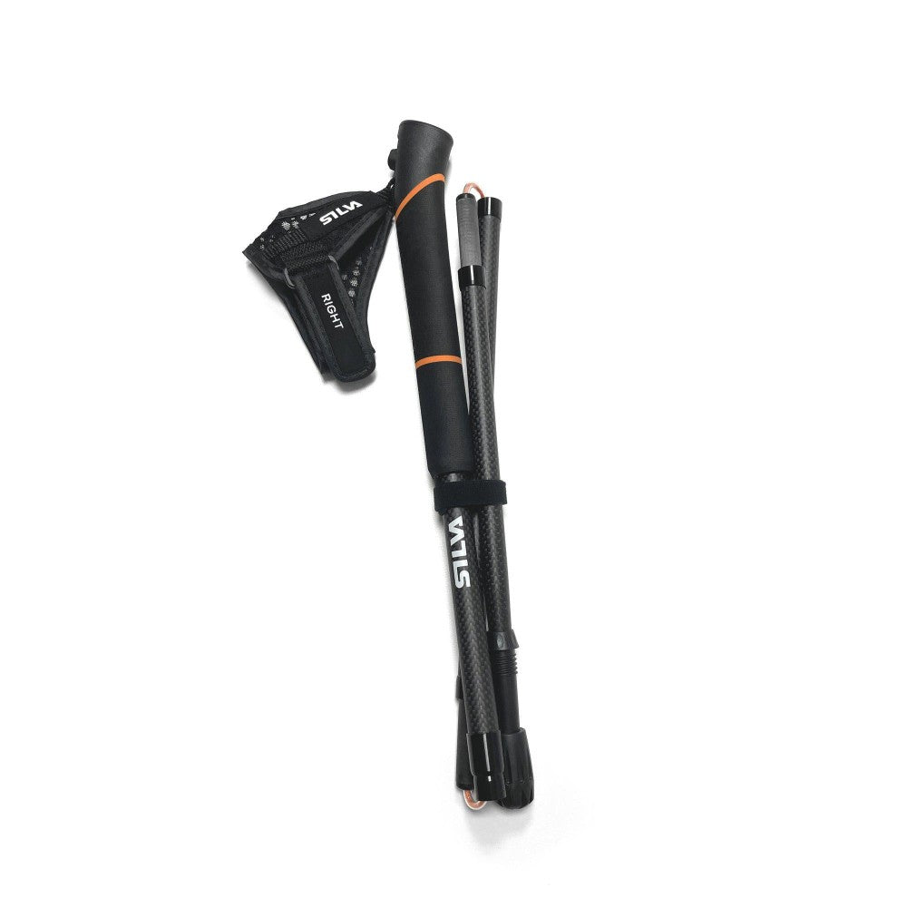 Silva Carbon Fiber Running Poles - Lightweight & Durable Trekking Hiking Sticks for Trail Running, Backpacking & Outdoor Adventures