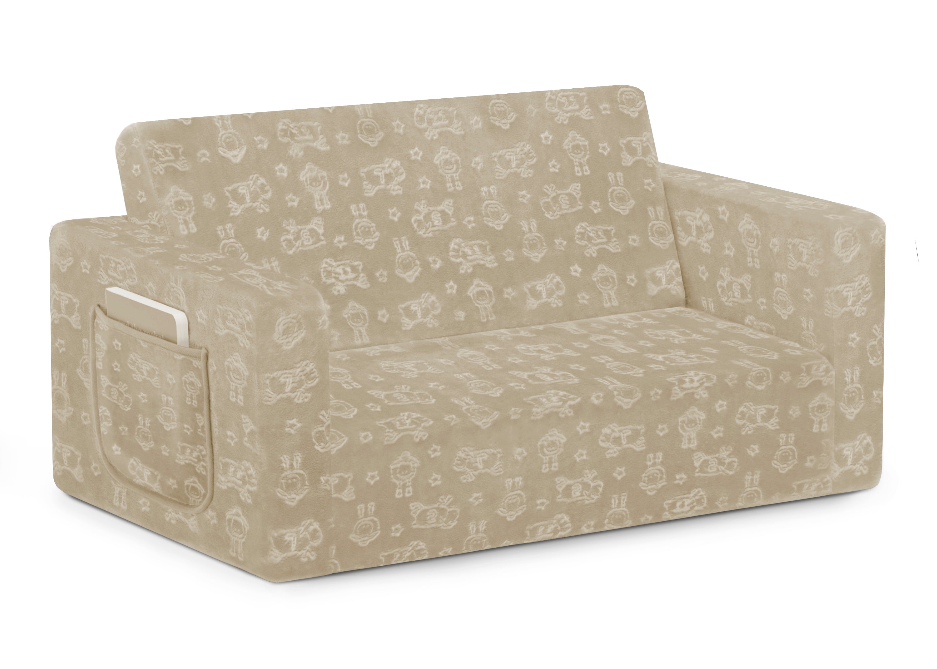Extra Wide Convertible Sofa to Lounger - Perfect Sleeper for Small Spaces | Ideal for Apartments, Guest Rooms & Home Offices