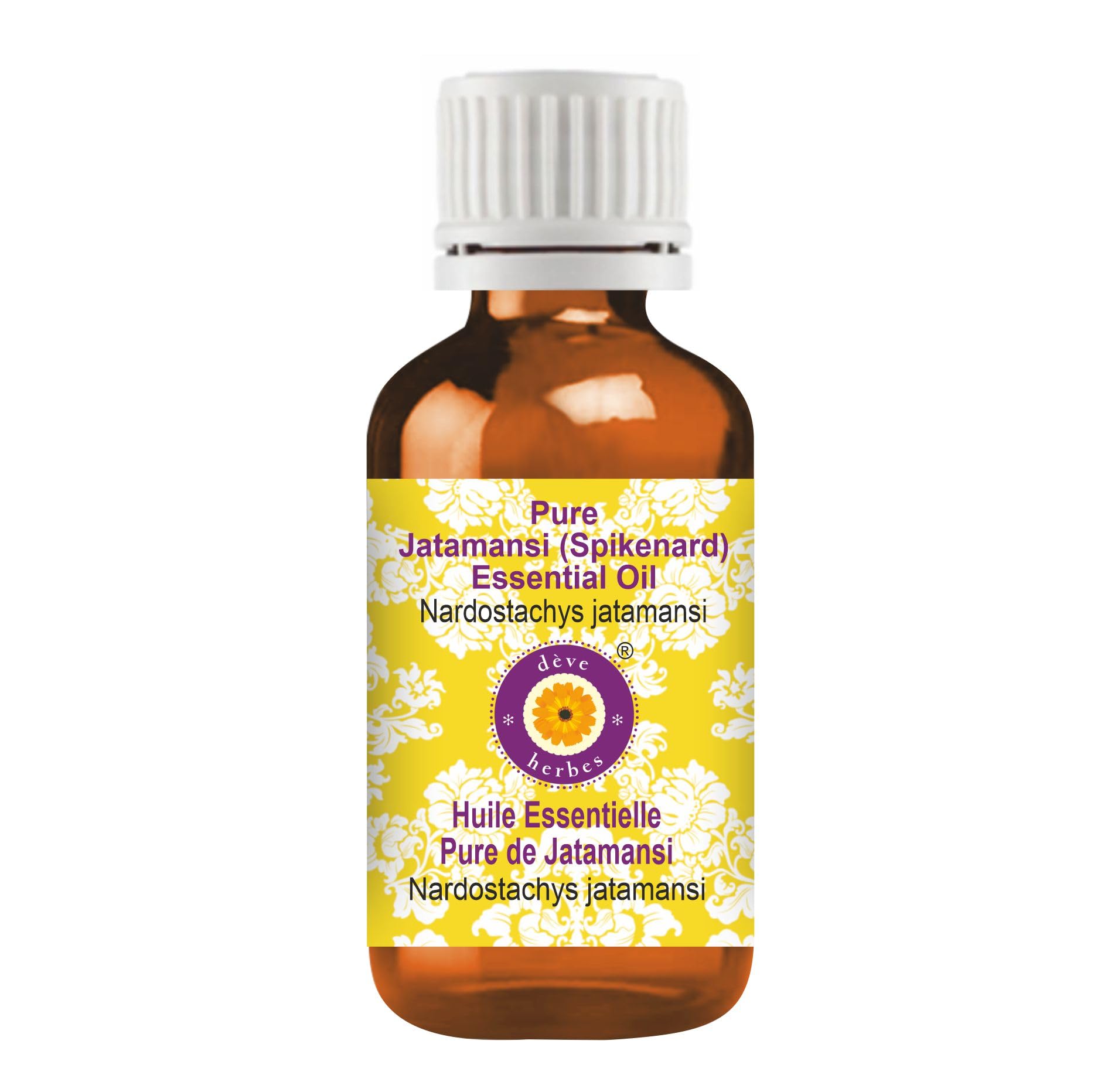 Pure Jatamansi (Spikenard) Essential Oil - 100% Natural Steam Distilled for Aromatherapy, Massage & Relaxation - 50ml (1.69 oz) - Perfect for Diffusers, DIY Skincare & Stress Relief