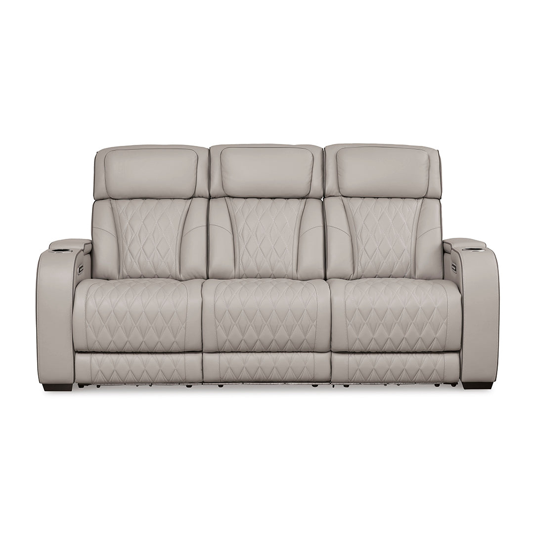 Boyington Power Reclining Sofa - Modern Electric Recliner with USB Charging Ports | Perfect for Living Room, Home Theater & Family Relaxation