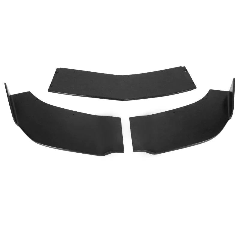 2012-2014 Dodge Charger SRT Front Lip Spoiler - 3 Piece Unpainted ABS Plastic Body Kit - Enhance Style & Aerodynamics for Street Racing & Car Shows