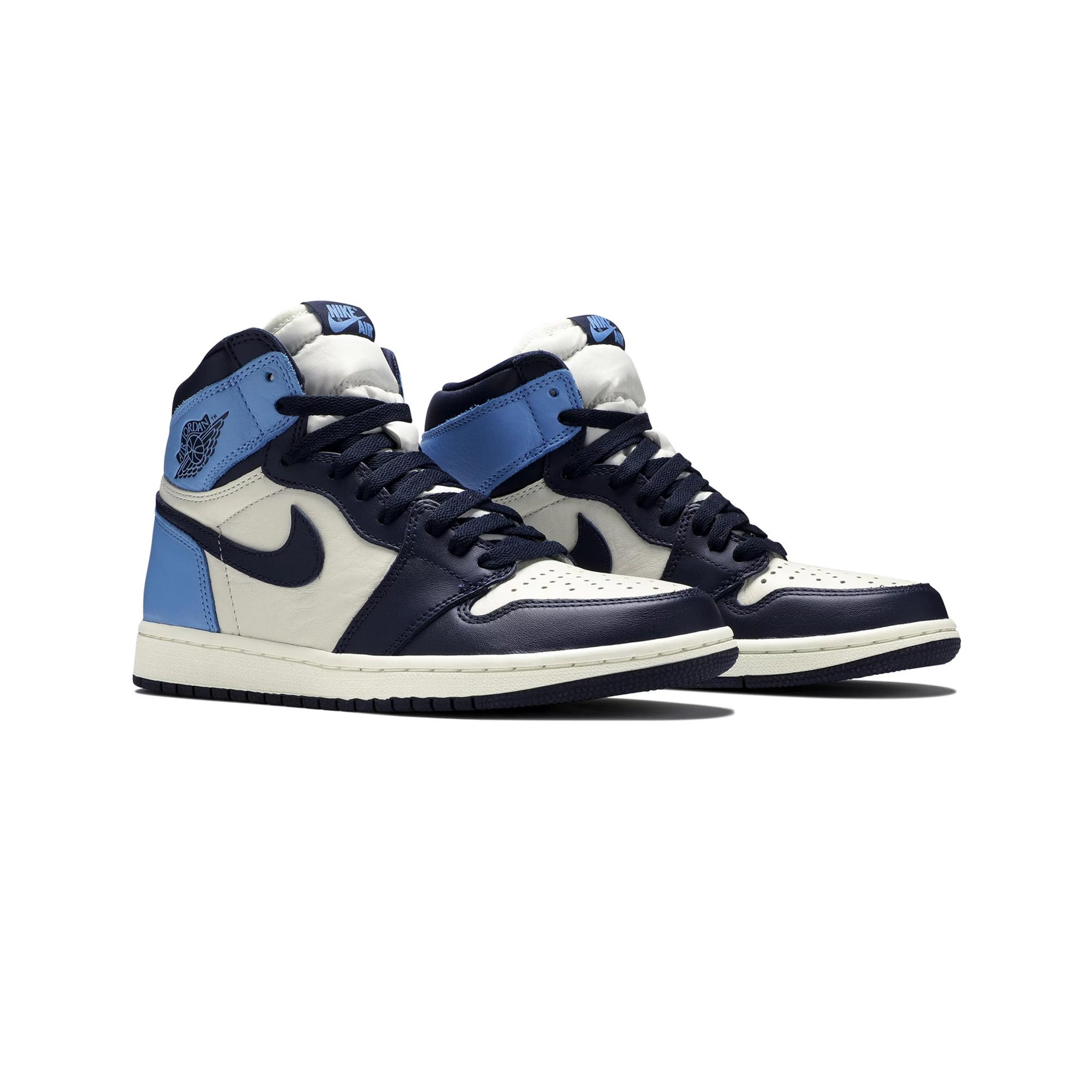 Air Jordan 1 Retro High OG 'Obsidian' Sneakers (2019 Release) - Men's Basketball Shoes for Streetwear & Casual Style