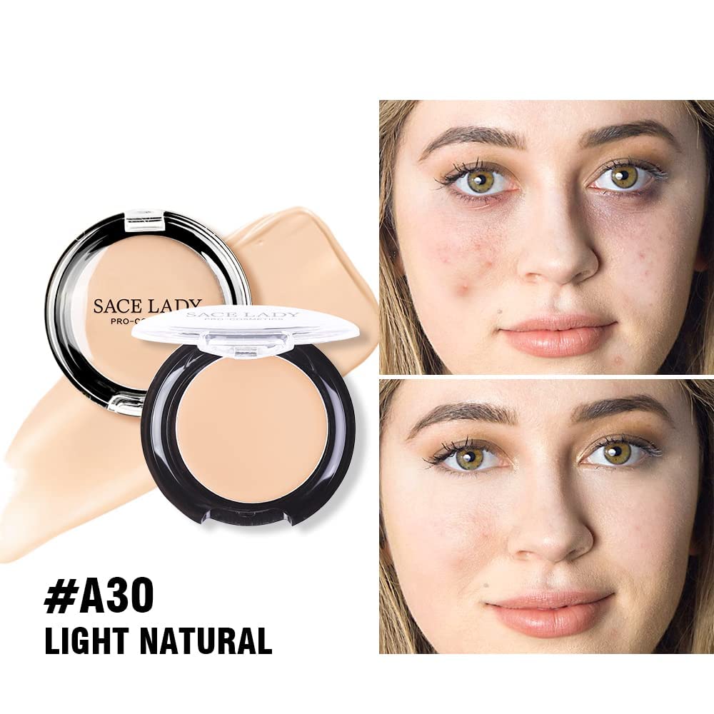 3Pcs Full Coverage Makeup Set - Concealer, Cream Corrector & Gold Primer for Poreless Flawless Skin | Covers Blemishes, Dark Spots & Under Eye Circles | Perfect for Daily Makeup, Special Occasions & Photo Shoots