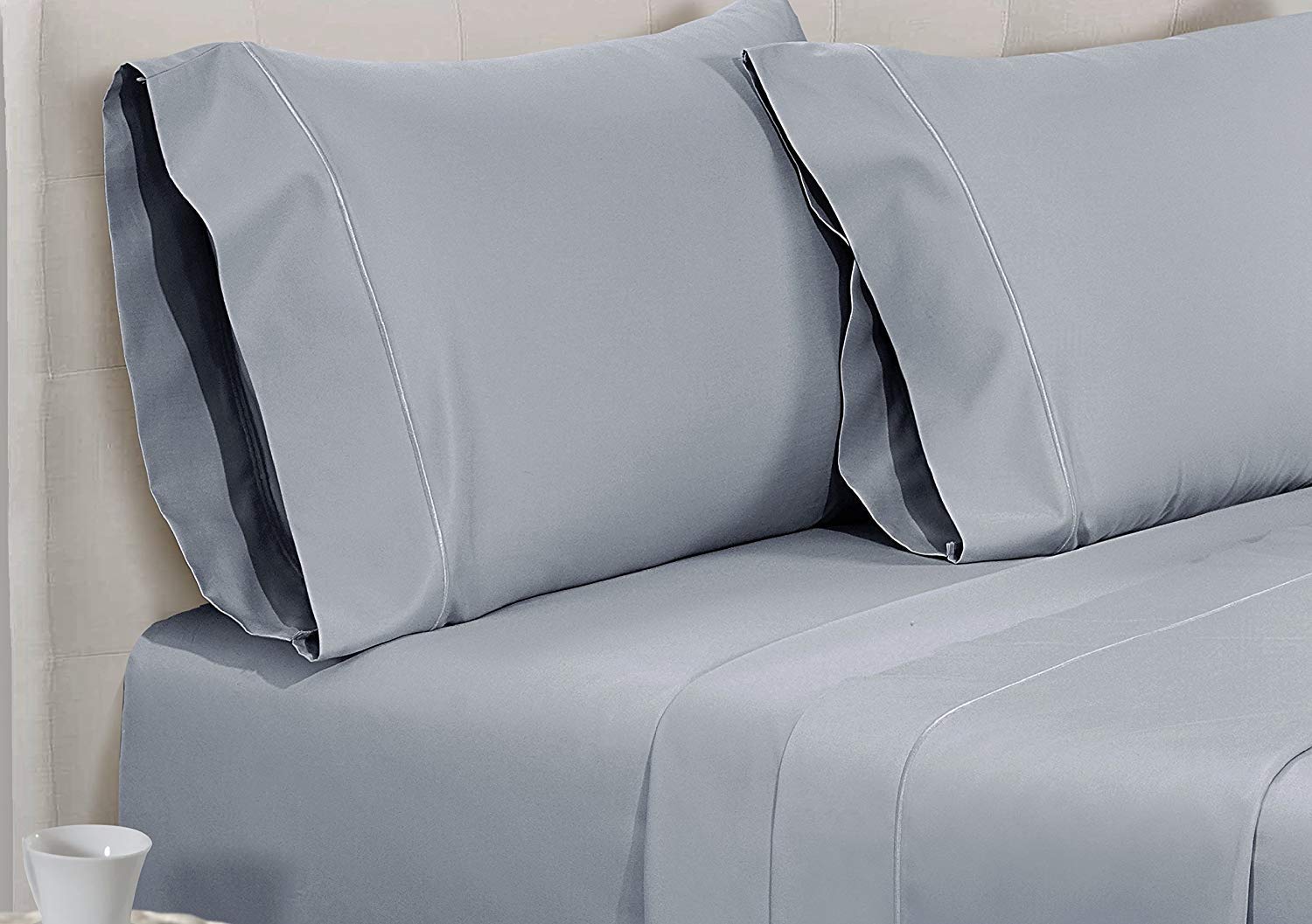 Luxury 800 Thread Count 100% Egyptian Cotton 4-Piece King Size Sheet Set with Extra Deep Pockets (18