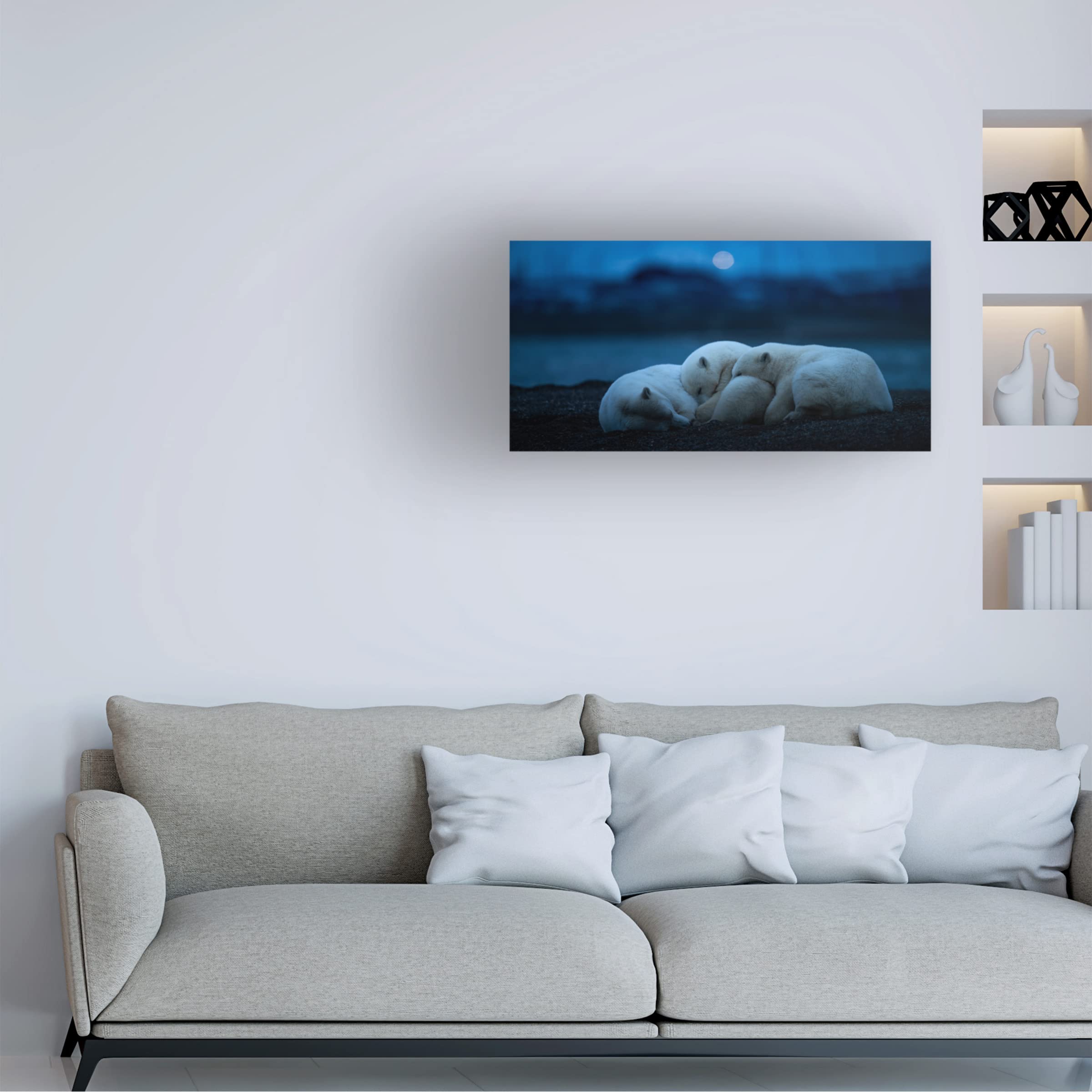 Trademark Fine Art 'Dream' Canvas Wall Art by Hung Tsui - Modern Abstract Painting for Living Room, Bedroom & Office Decor