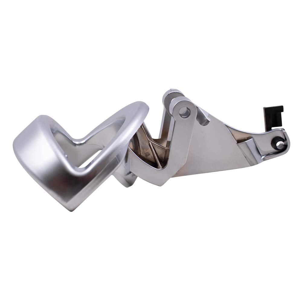 Replacement Pair of Satin Chrome Interior Door Handles for SUV - Compatible with 68004829AA & 68004828AA - Perfect for Car Door Repair and Upgrade