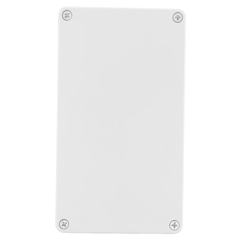 ABS Electrical Junction Box 158x90x60mm - White Waterproof Cable Enclosure for Wiring & Instrument Protection | Ideal for Home, Office & Outdoor Electrical Projects
