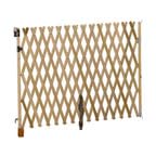 GMI Keepsafe 60-Inch Brown Metal Dog Gate - Heavy Duty Pet Barrier for Large Dogs up to 7.5 lbs - Perfect for Doorways, Stairs & Room Separation