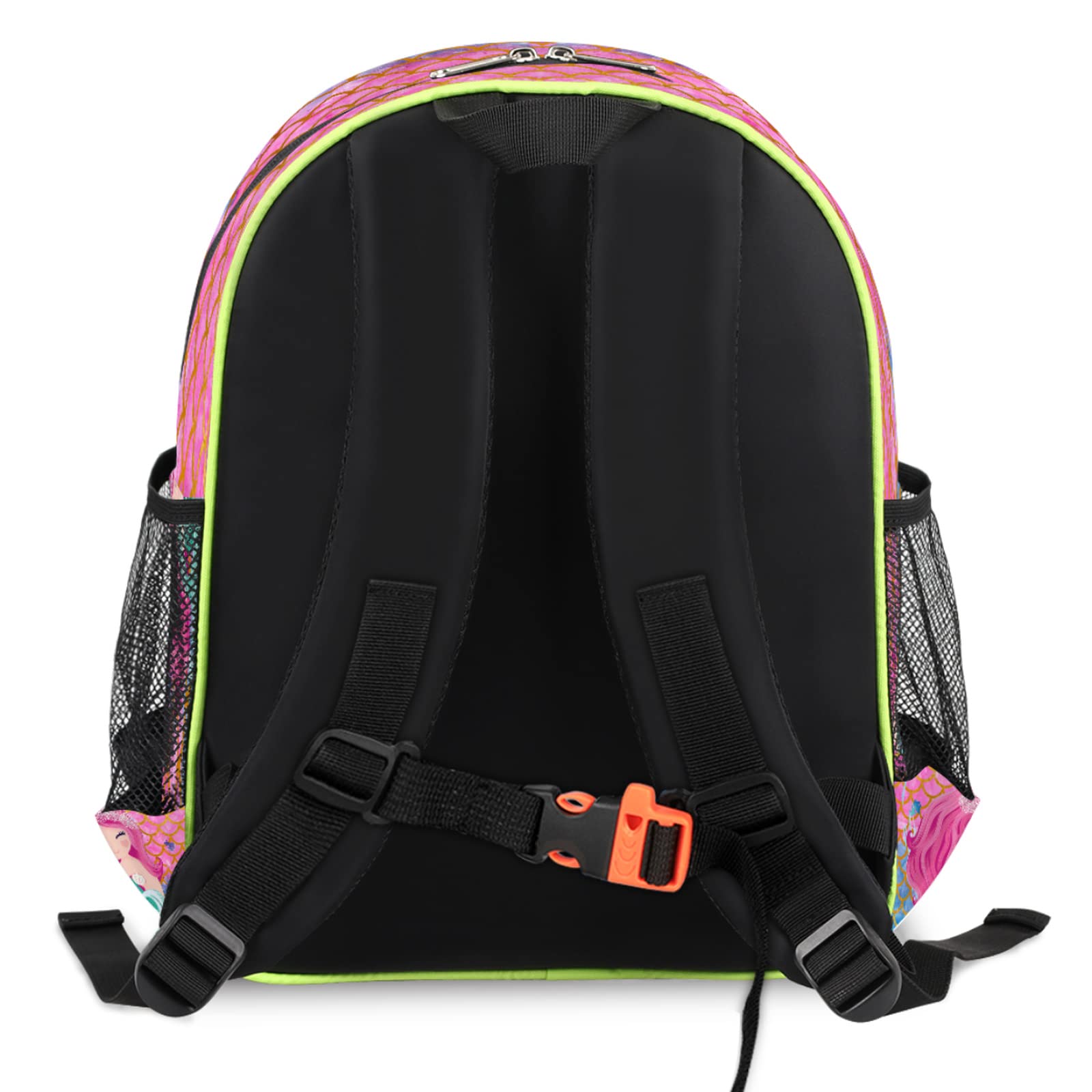 **Mermaid Kids Backpack for Girls - Lightweight Waterproof School Backpack for Toddlers, Kindergarten & Preschool - Adjustable Chest Strap Daypack for School, Travel & Outdoor Adventures**