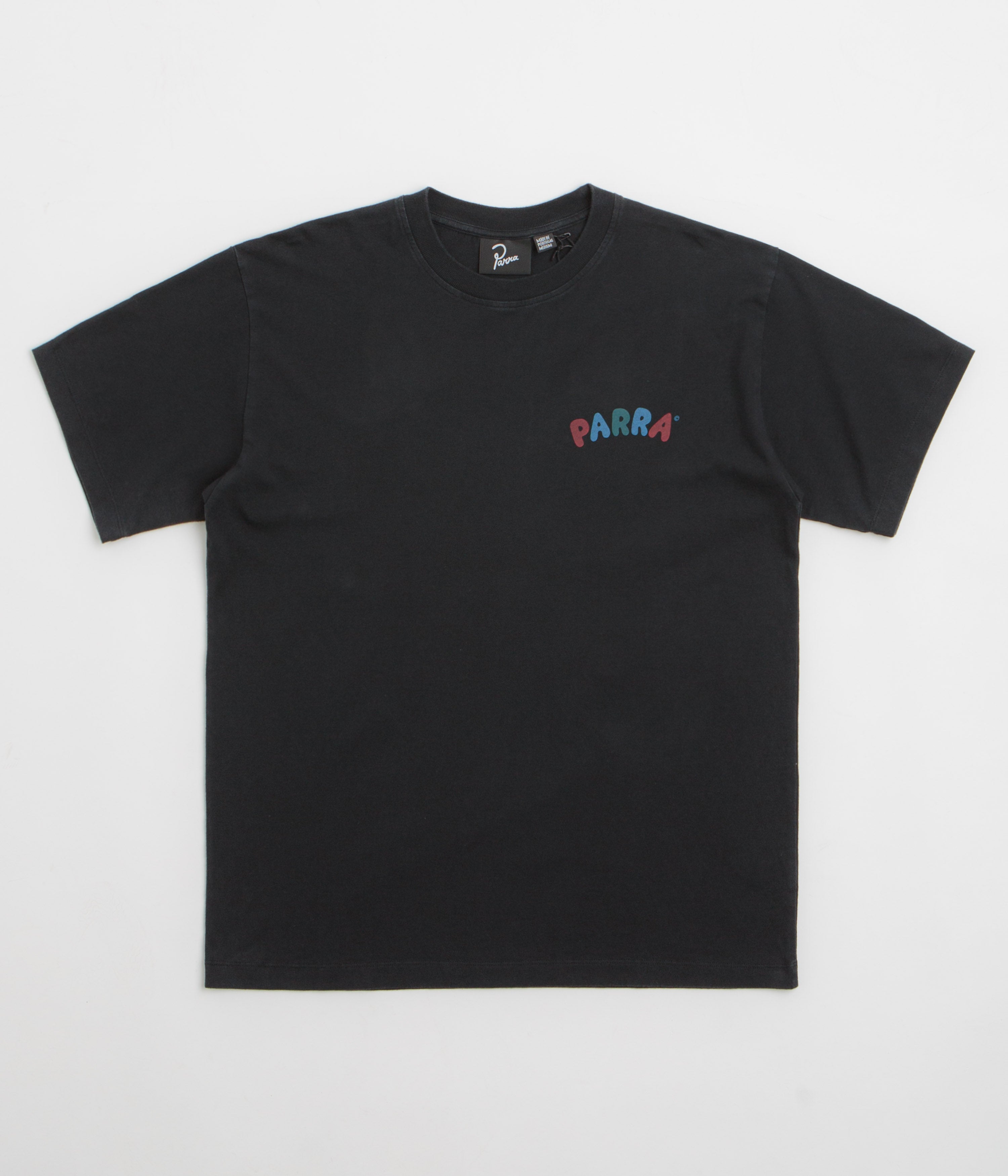 Parra This Damn Chair Graphic T-Shirt - Vintage Washed Black Cotton Tee for Streetwear & Casual Outfits