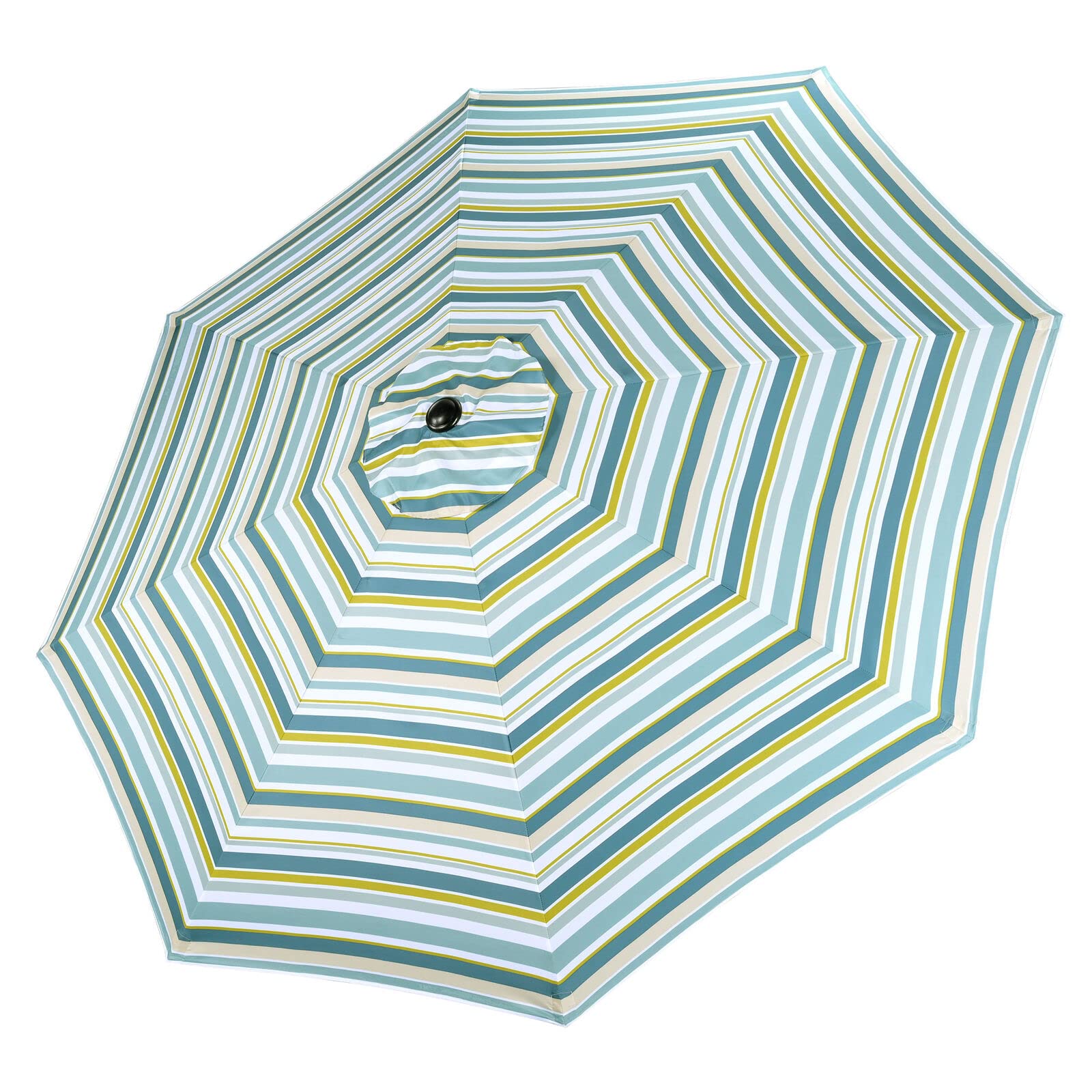 AMPERSAND SHOPS 9-Ft Replacement Canopy Cover for Outdoor Market & Patio Umbrellas - 8-Rib Durable Sun Shade - Perfect for Backyard, Poolside, and Beach Use