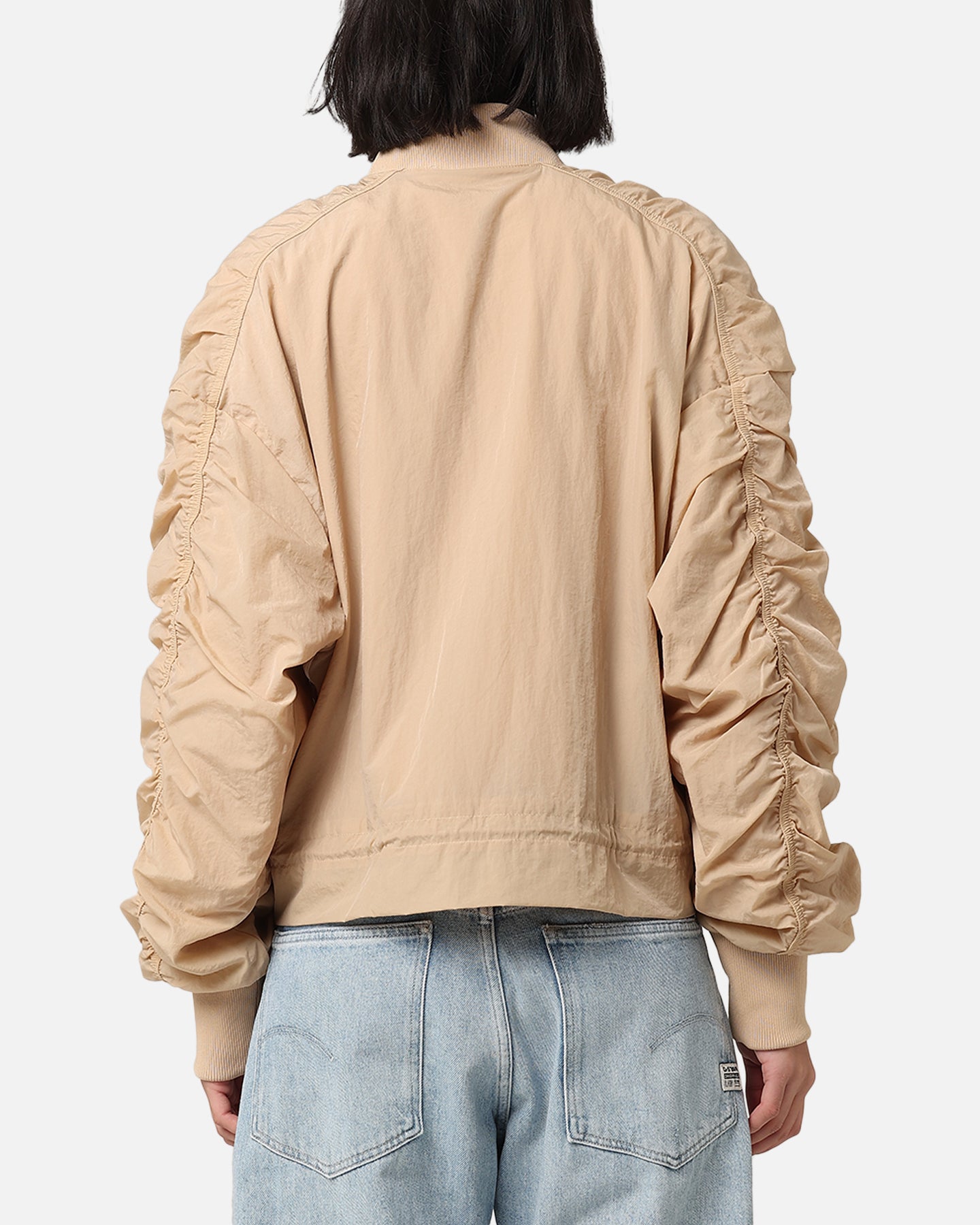 Adidas Women's Lightweight Bomber Jacket - Magic Beige | Stylish Outerwear for Casual Wear, Travel & Everyday Comfort