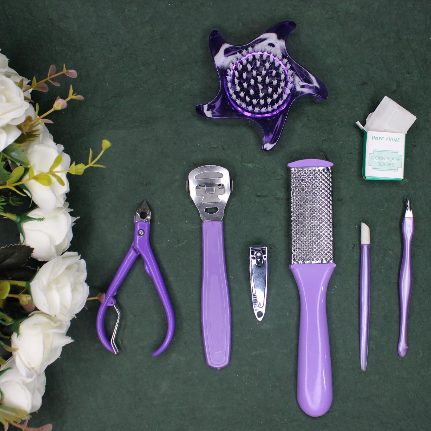 KYNA 8-in-1 Nail Manicure Kit with Professional Tools - Complete Nail Care Set for Women & Girls (Multicolor) - Perfect for Home Salon, Travel & DIY Nail Art