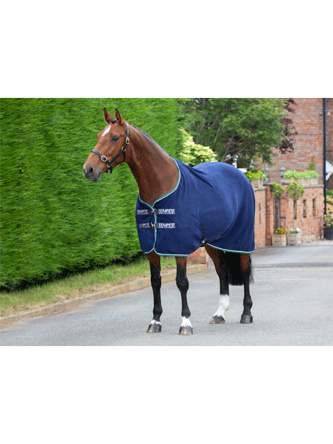 Shires Tempest Fleece Rug - Soft & Durable Horse Blanket for Winter Riding & Stable Use | Water-Resistant & Breathable Equestrian Gear